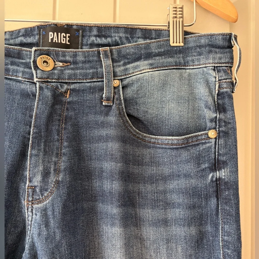 PAIGE Croft Skinny Jeans in Ewan Wash - Size 33 - Made in USA